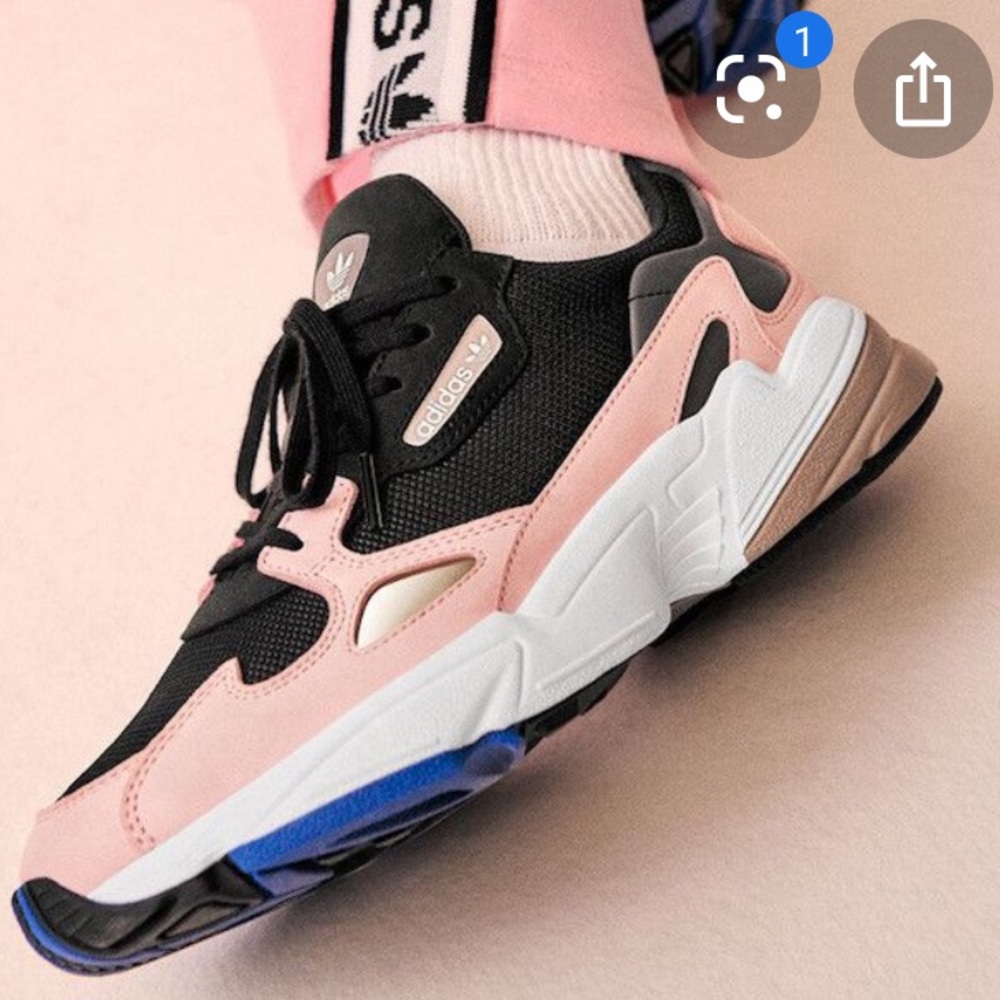 Adidas Falcon Blk Pink women’s size 8